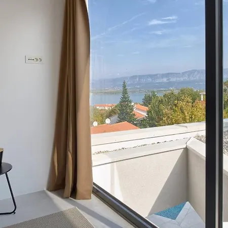 5*modern Seaview With Private Pool Klimno